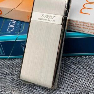 Zorro 642 Slim Butane Refillable Lighter Portable Compact One Touch Ignition